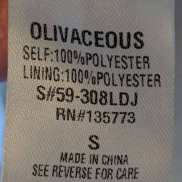 NWT Olivaceous Cream Ruffled Tiered Bell Sleeve Dress Sz. S - Picture 14 of 15